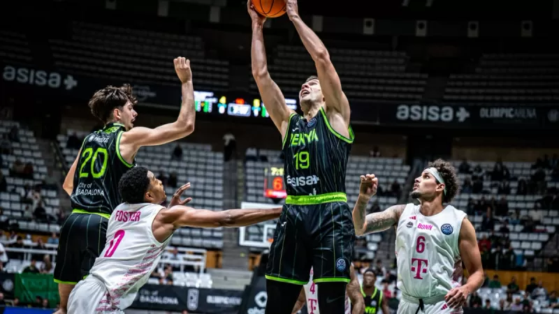 阿萨·约文图特 (Asisa Joventut) 虽以 76-74 获胜，但已独自领先